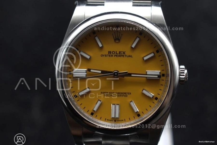 Oyster VR 937 904L Clean Best Edition 124300 1:1 Yellow Steel OnTrend 41mm Dial Perpetual 0417